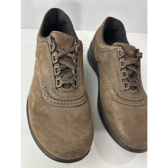 SAS Walk Easy Walking Shoes Women's US 9.5 M Brown Suede Lace Up Comfort USA - Picture 3 of 12